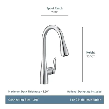 Moen Arbor Touchless Kitchen Faucet with Voice Control