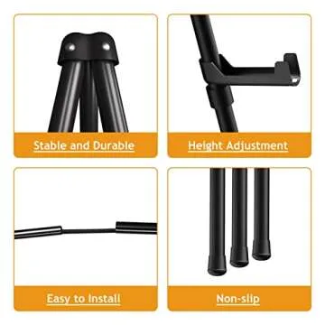 Portable Adjustable Tripod Easel - Perfect for Events & Art Displays