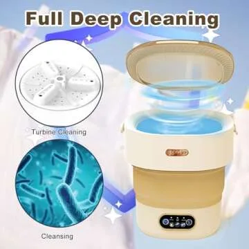 16L Portable Washing Machine for Travel & Apartments