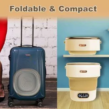16L Portable Washing Machine for Travel & Apartments
