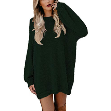 Meenew Women's Cashmere Oversized Sweater Dress – Chic Comfort for All Occasions