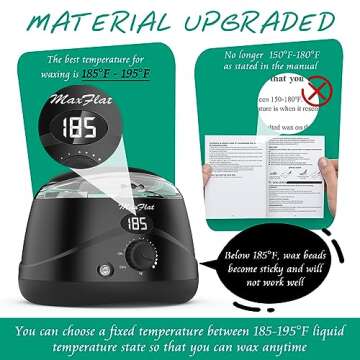 Digital Waxing Kit for Men and Women with 51 Accessories