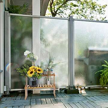 GURECOD Adjustable Bamboo Plant Stand Shelf for Stylish Storage