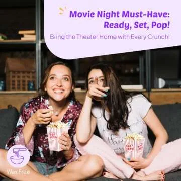 Kedudes Movie Night Popcorn Boxes for Party (20 pack) - Paper Snack Buckets - Movie Theme Party Deco...