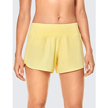 CRZ YOGA Women's Lightweight Gym Athletic Shorts