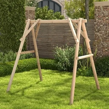 Tangkula 770lbs Durable Porch Swing Frame for Outdoor Fun