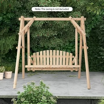 Tangkula 770lbs Durable Porch Swing Frame for Outdoor Fun