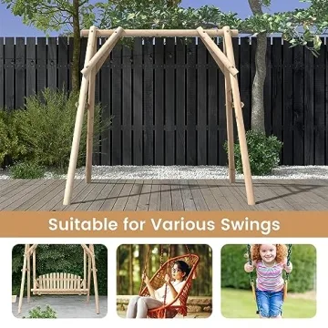 Tangkula 770lbs Durable Porch Swing Frame for Outdoor Fun