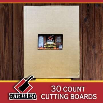 Disposable Cutting Boards | 30 Count Box | Home Or Commercial Cutting Board Use | Home Safe For Electric Knife Or Chef Knife | This Extra Large Cutting Board Is Great To Use As A Brisket Cutting Board