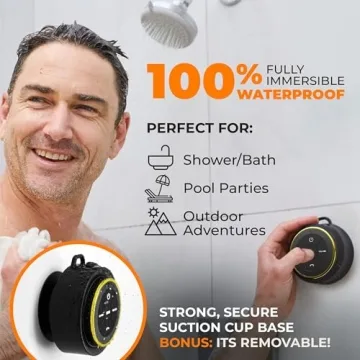 iFox Bluetooth Shower Speaker - Waterproof & Handy