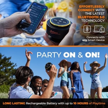 iFox Bluetooth Shower Speaker - Waterproof & Handy