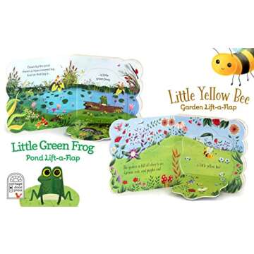 Nature Friends Lift-a-Flap Book Set for Toddlers