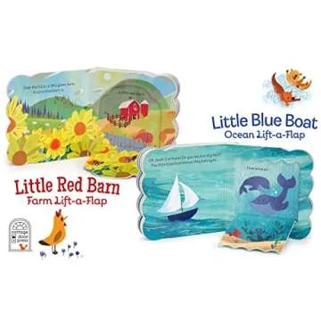 Nature Friends Lift-a-Flap Book Set for Toddlers