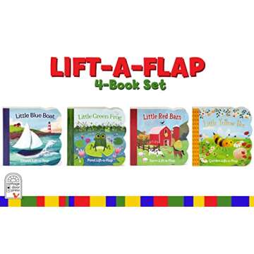 Nature Friends Lift-a-Flap Book Set for Toddlers
