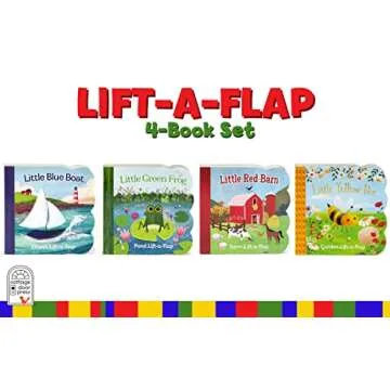 Nature Friends Lift-a-Flap Book Set for Toddlers