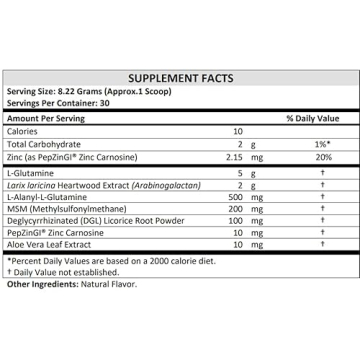 Healthy Gut Vegan Formula | L-Glutamine for Digestive Support
