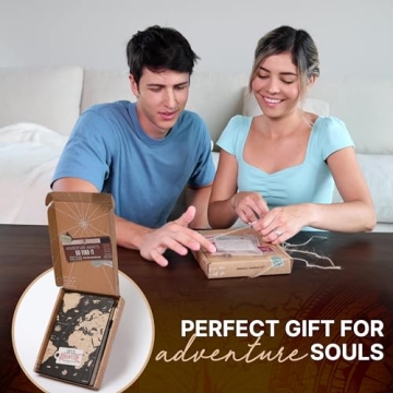 Prazoli Couples Adventure Book | Travel Journal & Keepsake