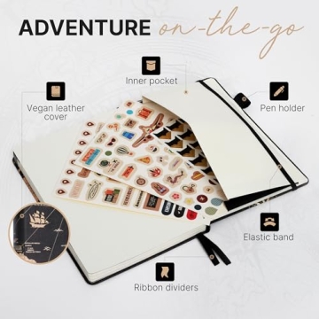 Prazoli Couples Adventure Book | Travel Journal & Keepsake