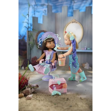 Mermaid Salon Playset with Color Changing Hair Extensions