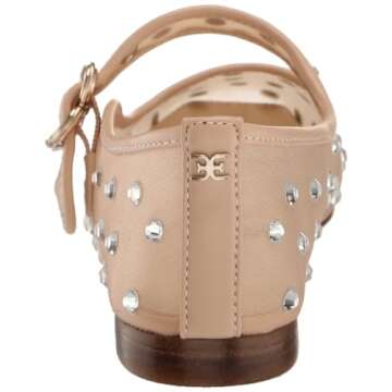 Sam Edelman Women's Michaela Mary Jane Flat Vintage Pink 7.5 Medium