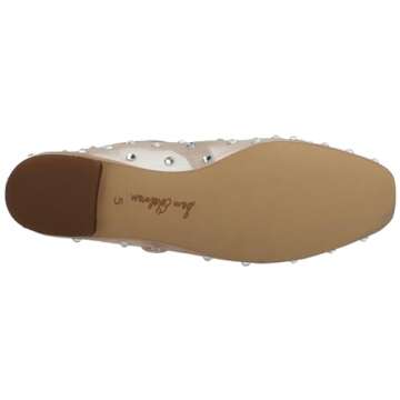 Sam Edelman Women's Michaela Mary Jane Flat Vintage Pink 7.5 Medium