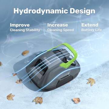 Gosvor Cordless Robotic Pool Cleaner for All Pool Sizes
