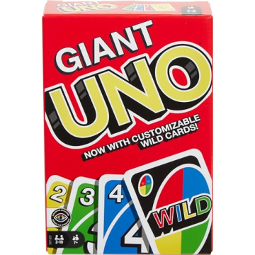 Giant UNO Card Game - Oversized Fun for Family & Friends!