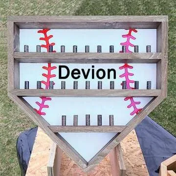 Personalized Baseball Display Case Custom Holder for Dads