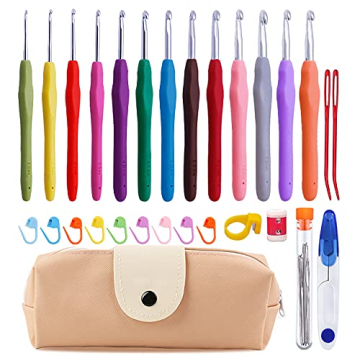 Comfortable Ergonomic Crochet Hook Sets for Crafters