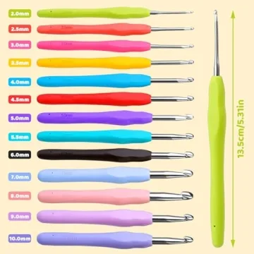 Comfortable Ergonomic Crochet Hook Sets for Crafters