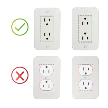 BELIEFLUO Outlet Shelf Holder for Smart Devices and More