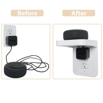 BELIEFLUO Outlet Shelf Holder for Smart Devices and More