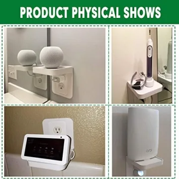 BELIEFLUO Outlet Shelf Holder for Smart Devices and More