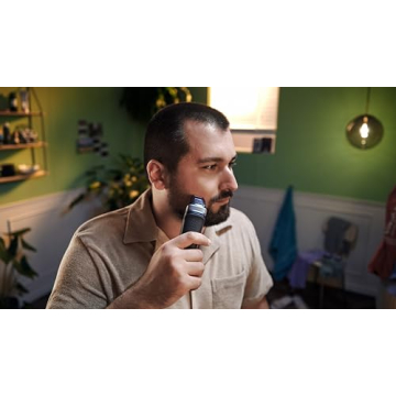 Philips Norelco Multigroom Series 5000 18 Piece, Beard Face, Hair, Body and Intimate Hair Trimmer for Men - NO BLADE OIL MG5910/49