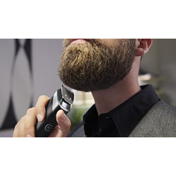 Philips Norelco Multigroom Series 5000 18 Piece, Beard Face, Hair, Body and Intimate Hair Trimmer for Men - NO BLADE OIL MG5910/49
