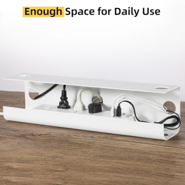 YECAYE Under Desk Cable Management with Easy Install