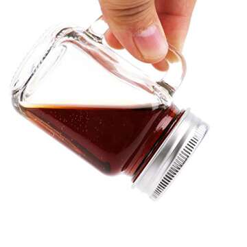 Kingrol Mini Mason Jar Shot Glasses Set - 16 Pack