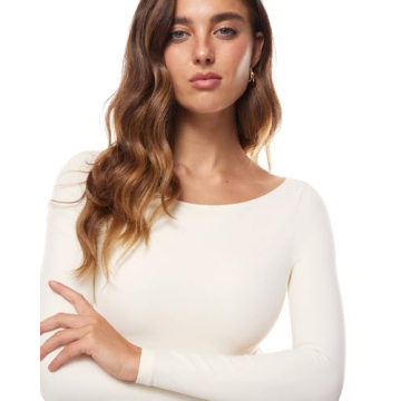 INLYRIC Natrelax Long Sleeve Bodysuit for Women