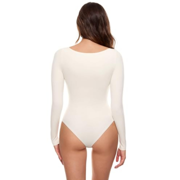 INLYRIC Natrelax Long Sleeve Bodysuit for Women