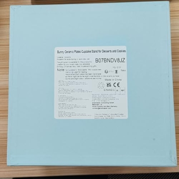 Easter Decor Bunny Cake Stand Christmas Gifts,Ceramic Rabbit Cakecup Stand,Cake Stands for Party,Wedding Cake Stand,Cupcake Stand,Cake Plate,Easter Easter Home Decorations Gift(8 Inch 3 Rabbit)