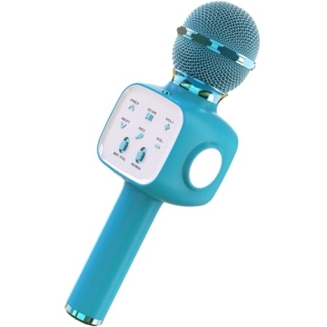 FDY Wireless Bluetooth Karaoke Microphone - Fun for All Ages!