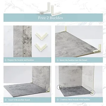 Flat Lay Photo Backdrop Boards - 2 PCS 24x24 Inch Set