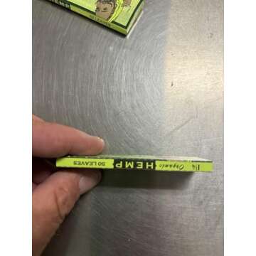 Zig-Zag Hemp Unbleached Vegan Rolling Papers - 1 1/4 Size, 6-Pack - Sustainable & Eco-Friendly