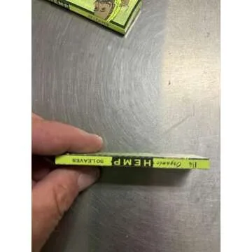 Zig-Zag Hemp Unbleached Vegan Rolling Papers - 1 1/4 Size, 6-Pack - Sustainable & Eco-Friendly