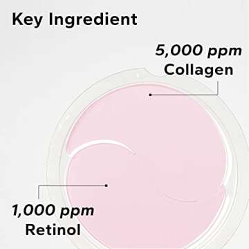 misoli Retinol & Collagen Under Eye Patches - Under Eye Patch for Puffy Eyes & Bags, Dark Circles an...