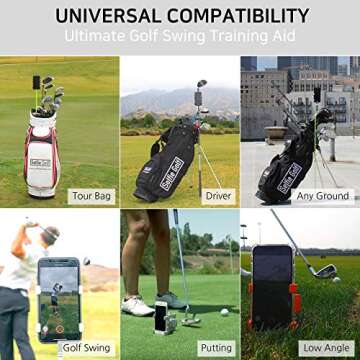 Selfie Golf Analyzer with Phone Holder - PGA Best Product
