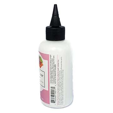 Art Glitter Glue Designer Dries Clear Adhesive 4 oz with Ultra Fine Metal Tip, Standard