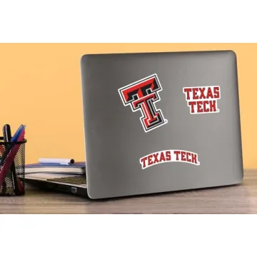 Texas Tech University Large Vinyl Stickers Pack for Enthusiasts