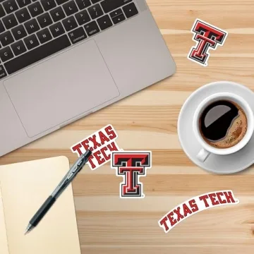 Texas Tech University Large Vinyl Stickers Pack for Enthusiasts