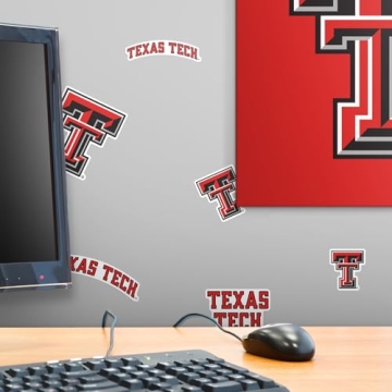 Texas Tech University Large Vinyl Stickers Pack for Enthusiasts